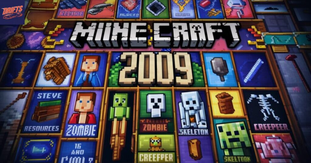 Designing Minecraft (2009) Game Icons Banners